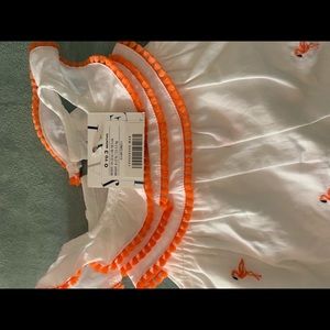 0-3m girls flamingo romper NWT